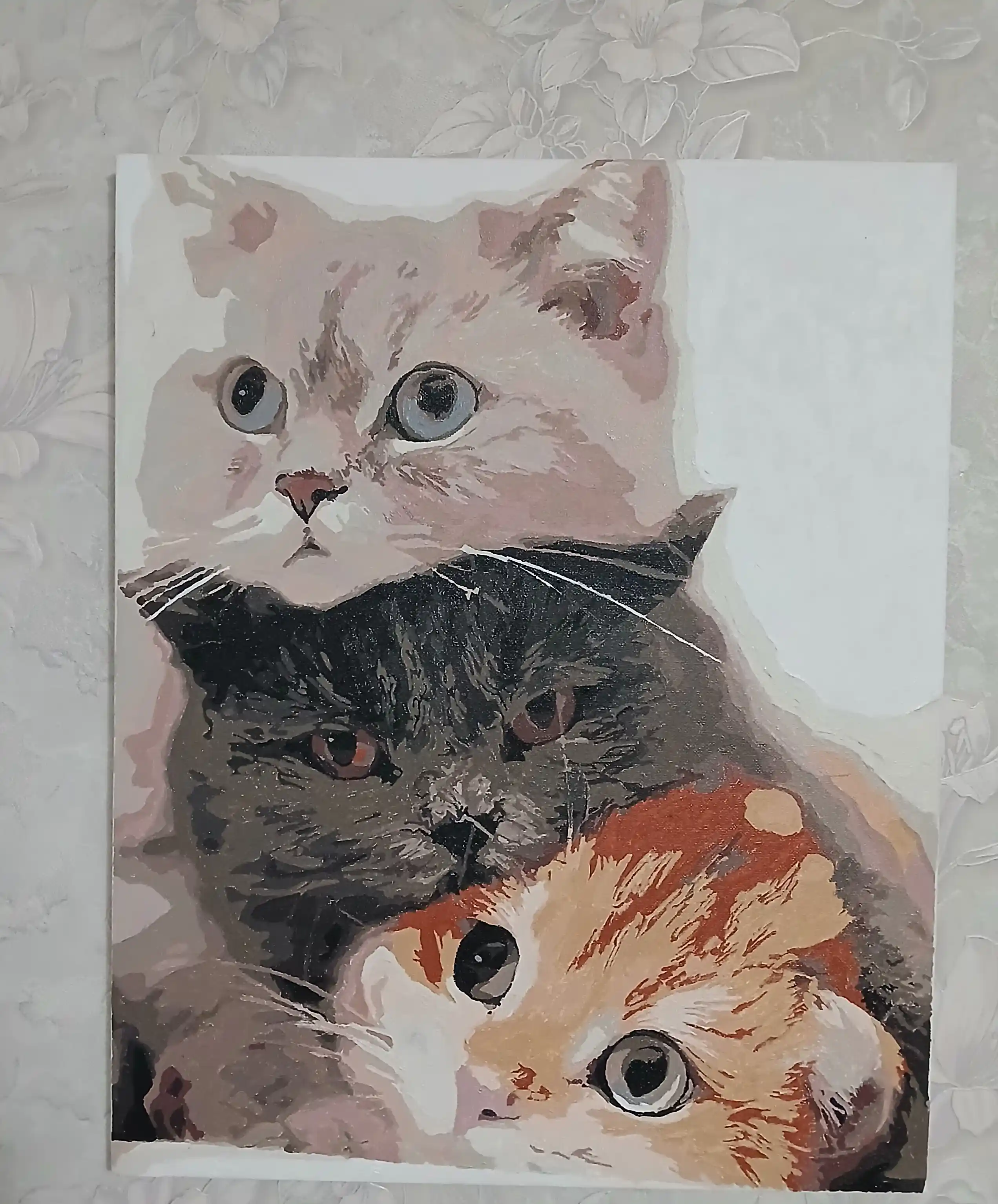 Raqam bo'yicha rasm Skystore "Jonivor va qushlar", ramkaga tortilgan, 40 * 50