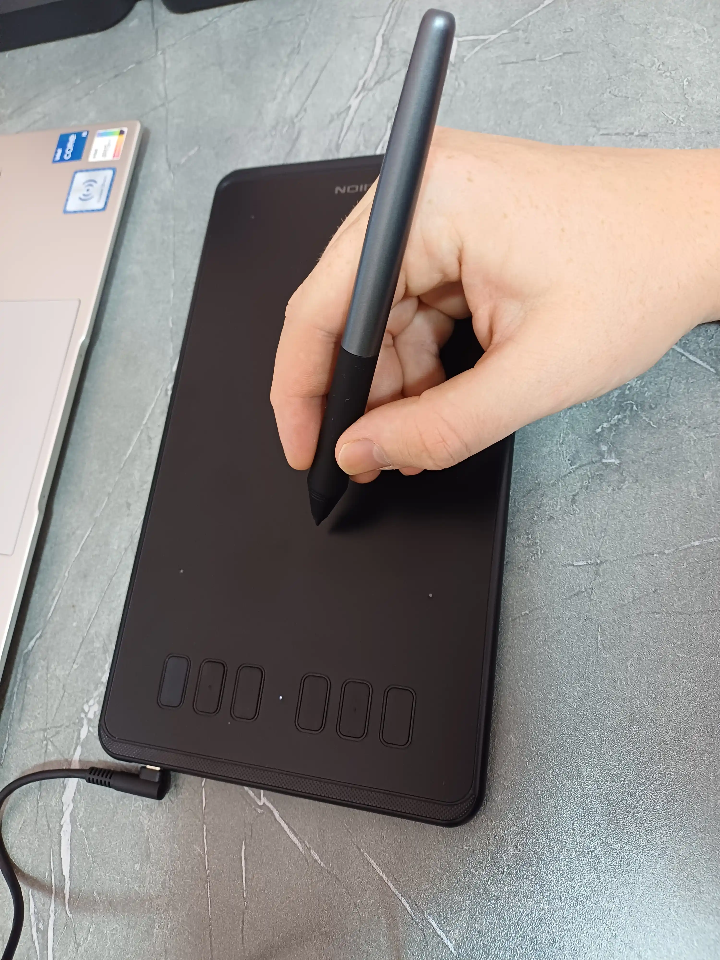 Графический планшет Huion H640P, USB, черный, H640PHUION