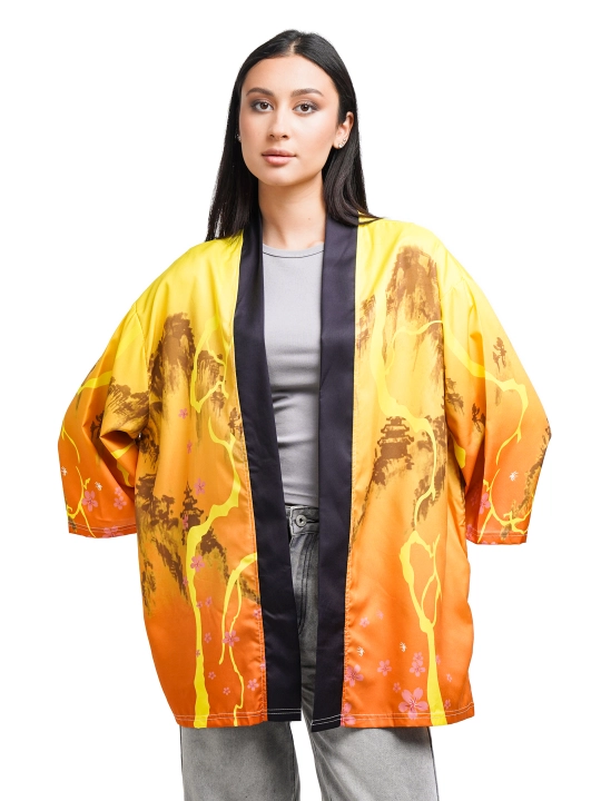 Kimono Haoriko'ylagi, uniseks, sharqona uslubda cosplay to`plam, anime Demon Slayer, KRD, - 