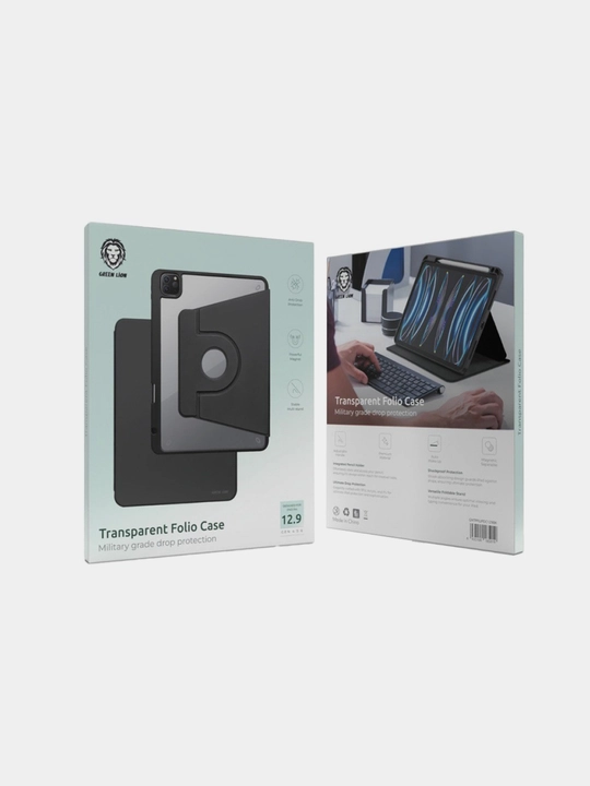Чехол Green Lion Transparent Folio для iPad Pro 11/ Pro 12.9/ iPad 10 10.9
