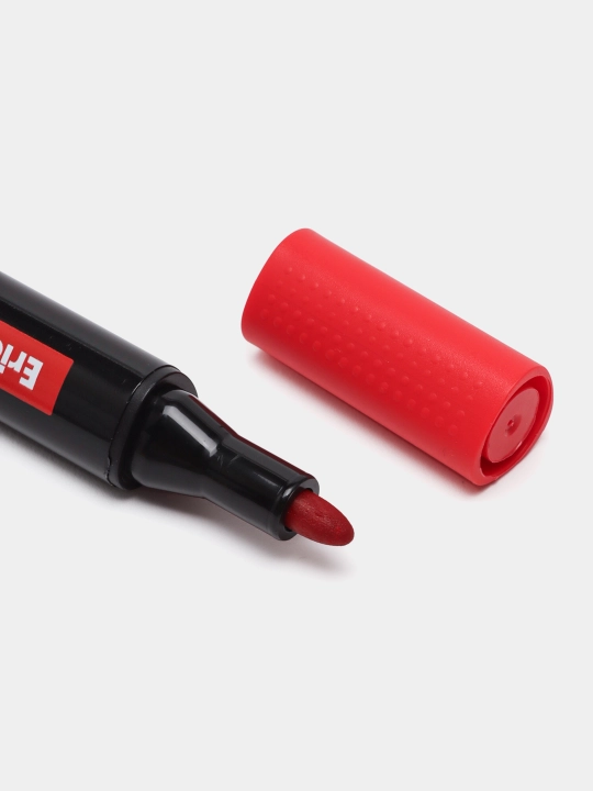 Permanent marker ErichKrause P-170, siyoh rangi qizil (qutida 12 dona.) 7310