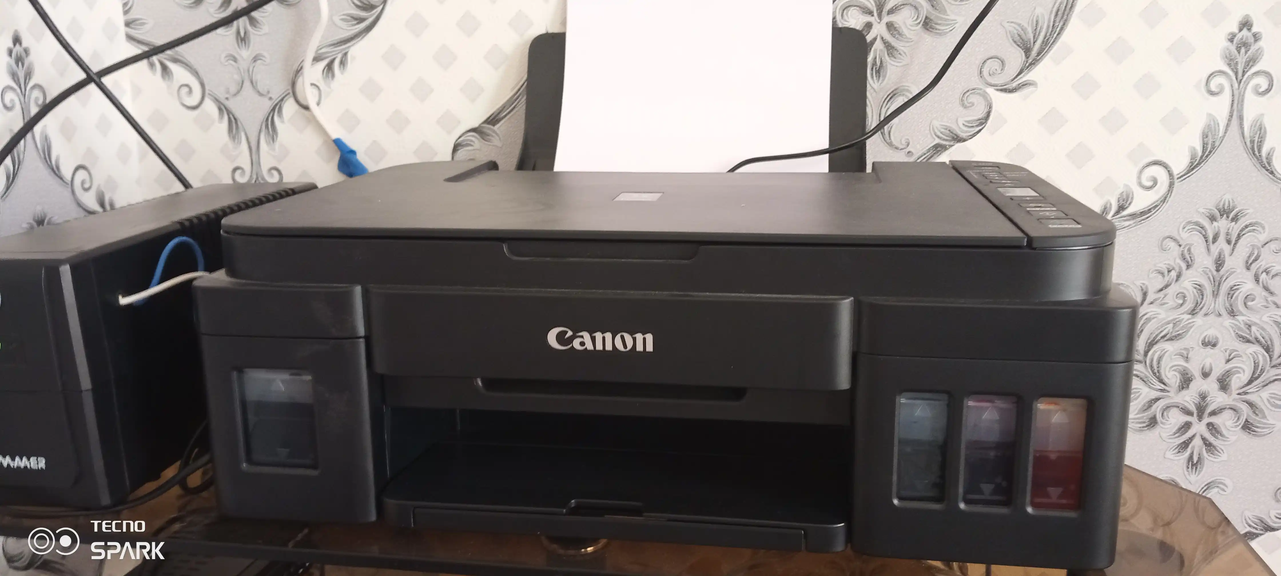 Цветной принтер Canon PIXMA G3410, 3 в 1, с поддержкой Wi-Fi, сканер и печать, МФУ