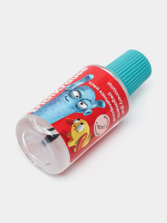 Клей канцелярский ErichKrause EasyStick Jolly Friends, с кисточкой, 20 мл, ассорти 61287