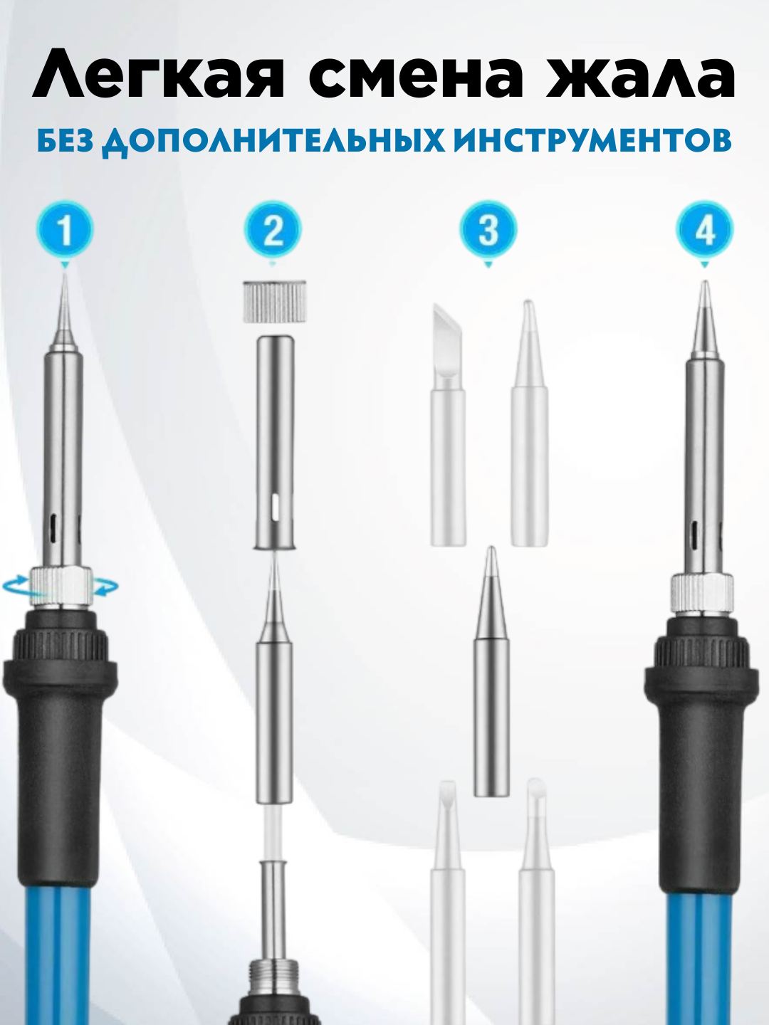 Паяльник, паяльный набор, мультиметр, подарок на 23 февраля