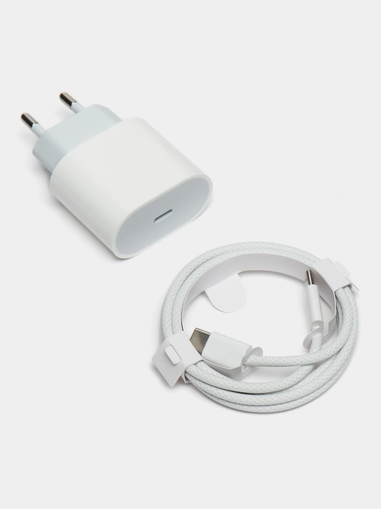 Зарядка для телефона – быстрая зарядка Type-C и Lightning, 20 Вт