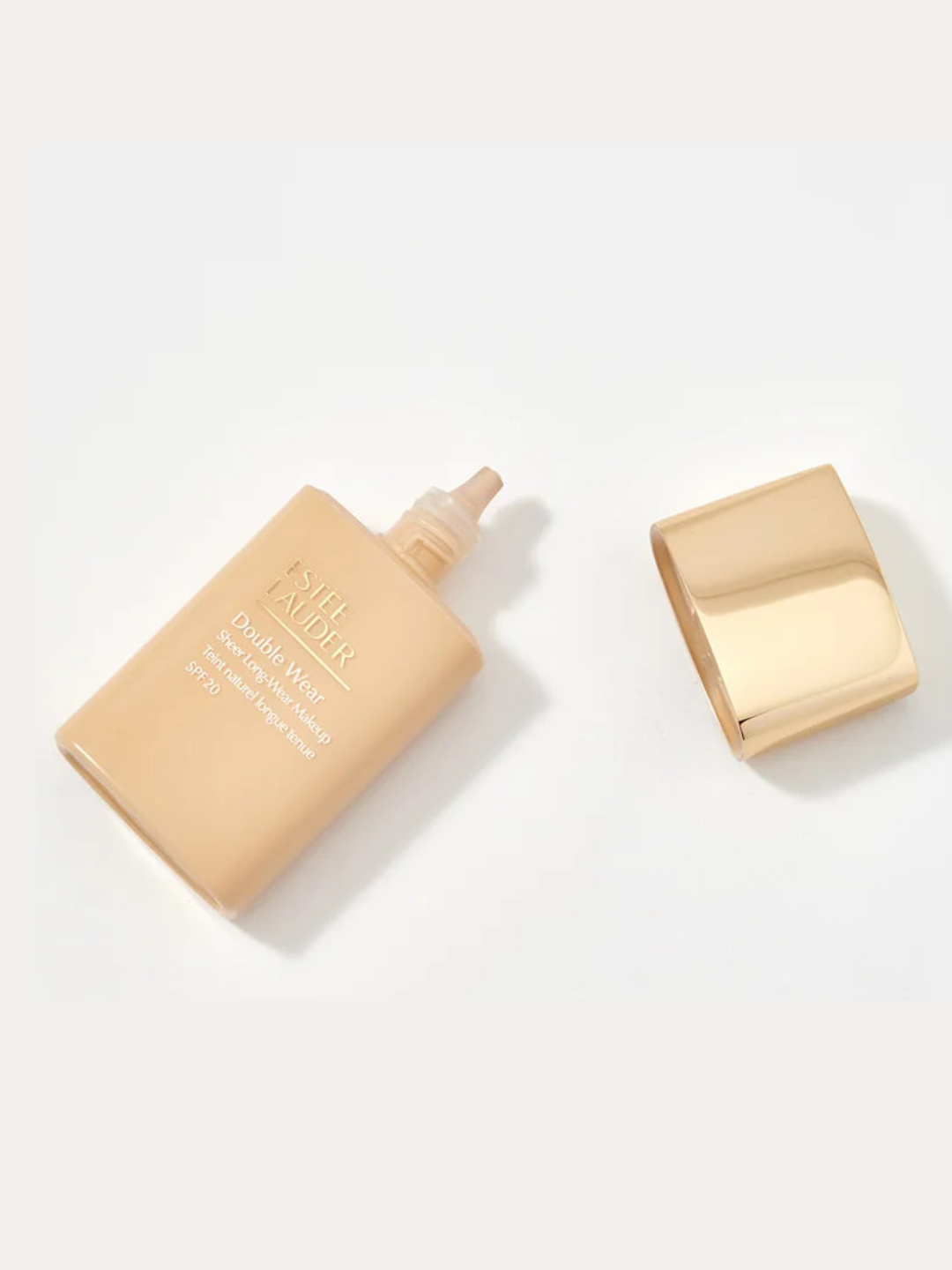 Uzoq muddatli tonal flyuid Estee Lauder Double Wear Sheer SPF20, rangi: 1W1 Bone, 30 ml - 