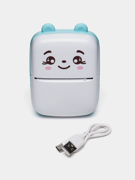 Tez termal bosib chiqarish uchun portativ mini termal printer, cho'ntak, mobil