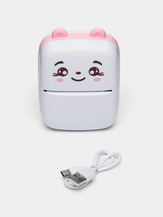 Tez termal bosib chiqarish uchun portativ mini termal printer, cho'ntak, mobil