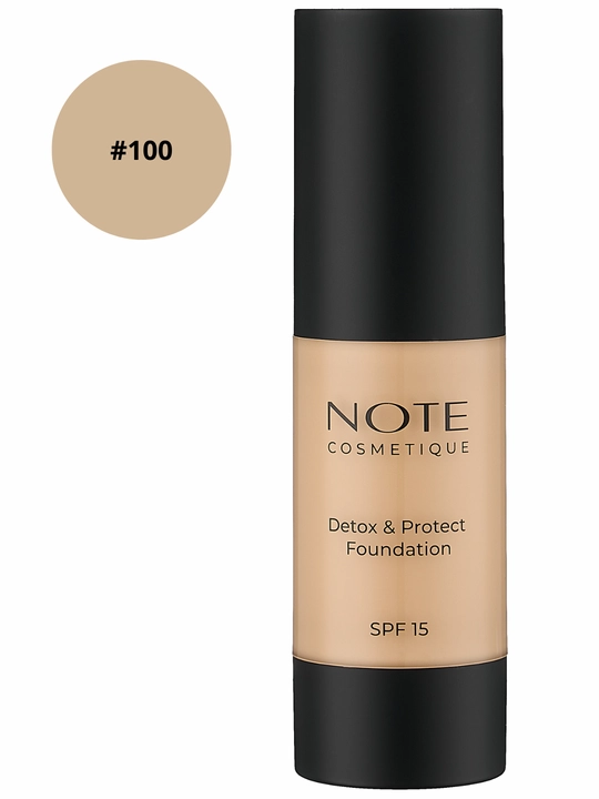 Тональный крем NOTE Detox and Protect Foundation SPF15, 30 мл
