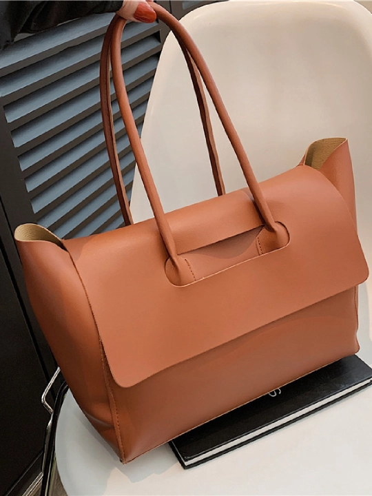 Katta yelkali shopper ayollar sumkasi I Ish va o‘qish uchun sig‘imli tout sumkasi