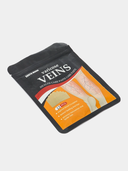 Varikoz tomirlaridan oyoqlar uchun Veins, og'riq qoldiruvchi plastirlar, 12 dona