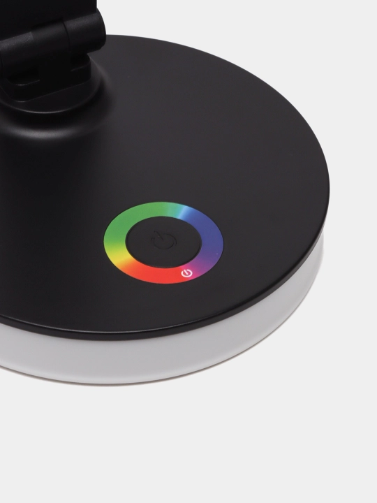 Настольная лампа 2 в 1, с RGB подсветкой, сенсорное управление, 3 режима свечения