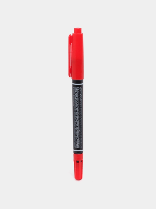 Ikki tomonli doimiy marker ErichKrause Double P-80, siyoh rangi qizil 48185