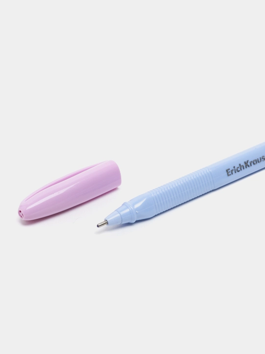 Sharikli ruchka ErichKrause U-108 Stick Pastel Bloom 1.0, Ultra Glide Technology, ko'k 61020