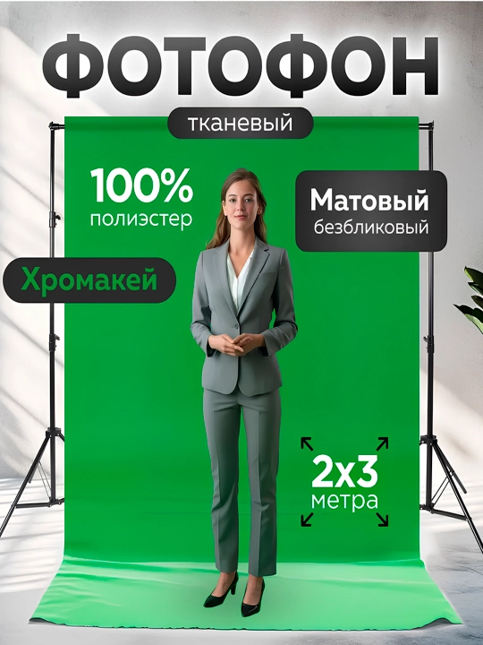 Студийный фотофон, матовый, разные цвета