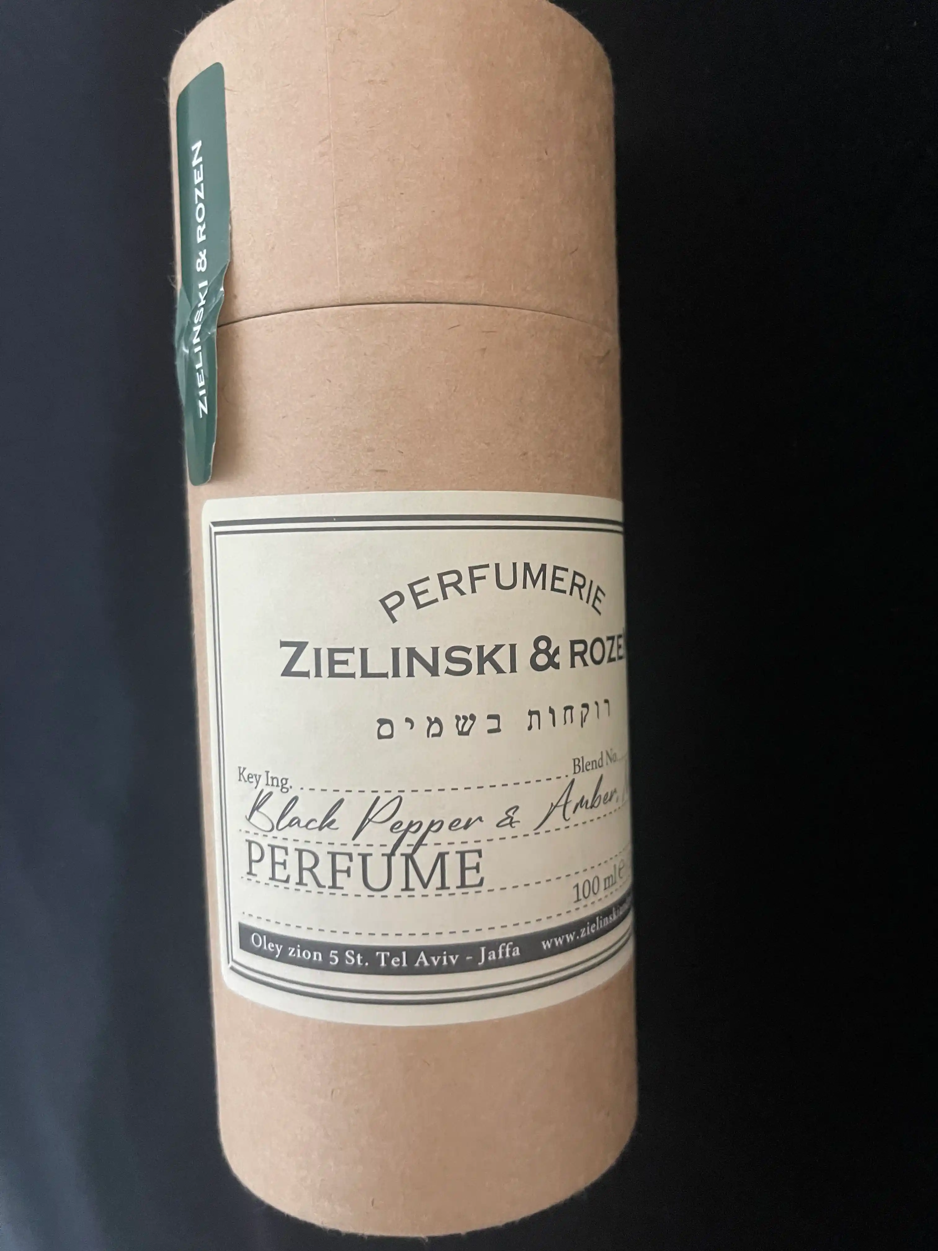 Erkaklar va ayollar atiri Zielinski & Rozen Black Pepper & Amber, Neroli, 100 ml