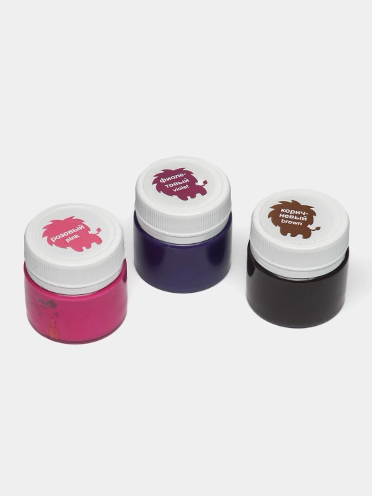 Guash bo'yoq Leo Yorqin LBG-0112, 12 ta rang 20 ml dan