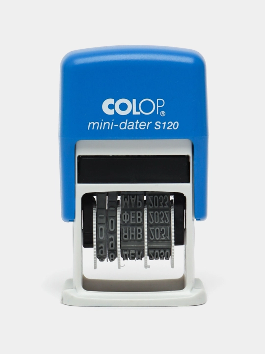 Dater-mini Colop S120 D19, ruscha markirovka, almashtirilishi mumkin
