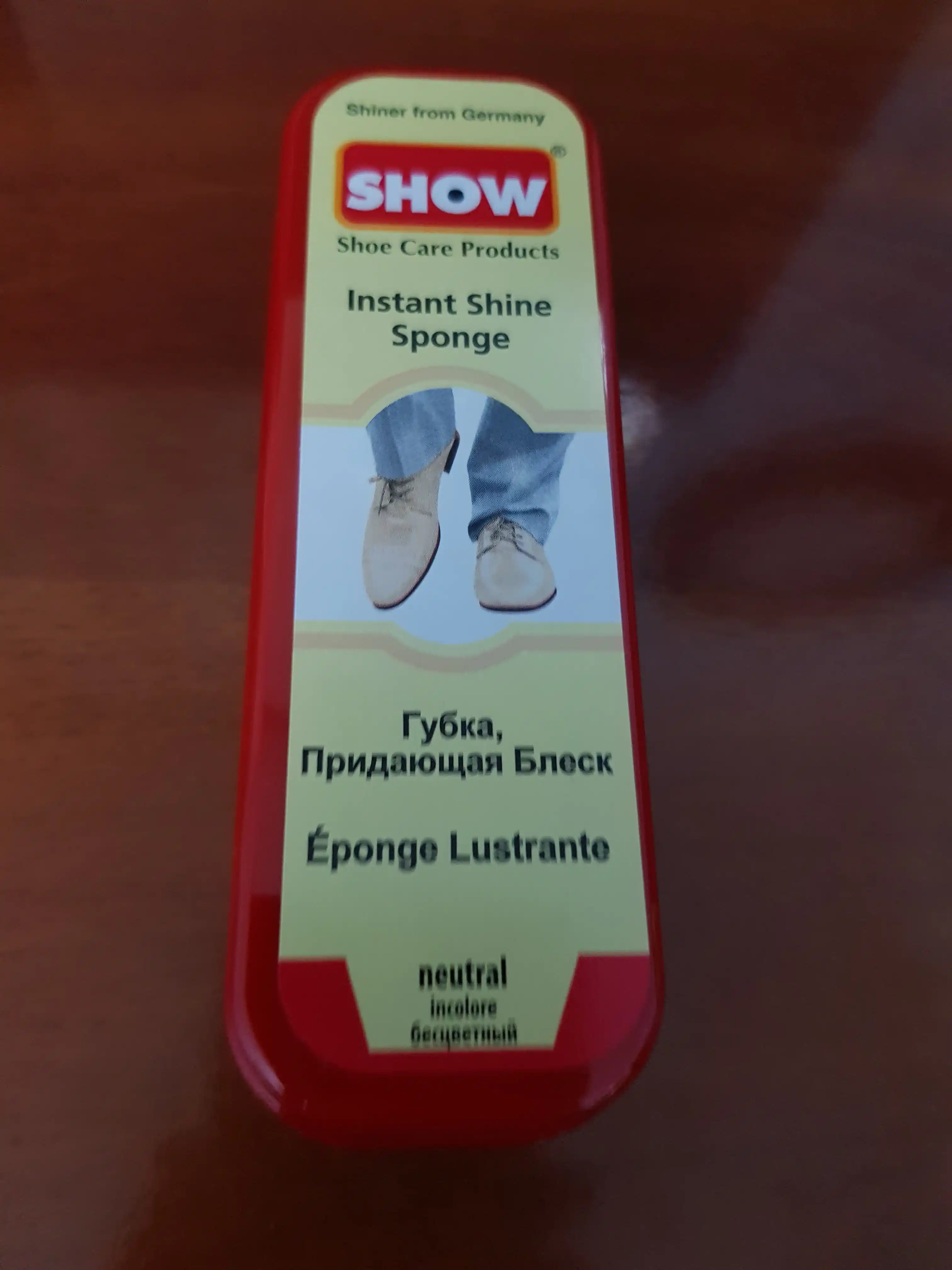 Губка для обуви Show, бесцветный