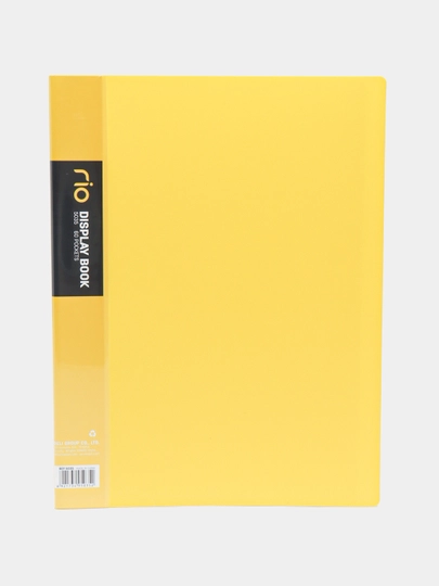 Папка, с 60 файлами, 5035 антистат Deli — DELISTO-P1123AF-ЖЕЛТ