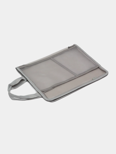 Папка на молнии PP107 Deli — DELISTO-P1121A2-СЕРЫЙ