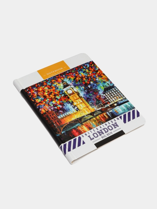 Блокнот Bourgeois 19345-19348, клетка, интеграл, 60 г, 128 * 165 мм, 64 листов