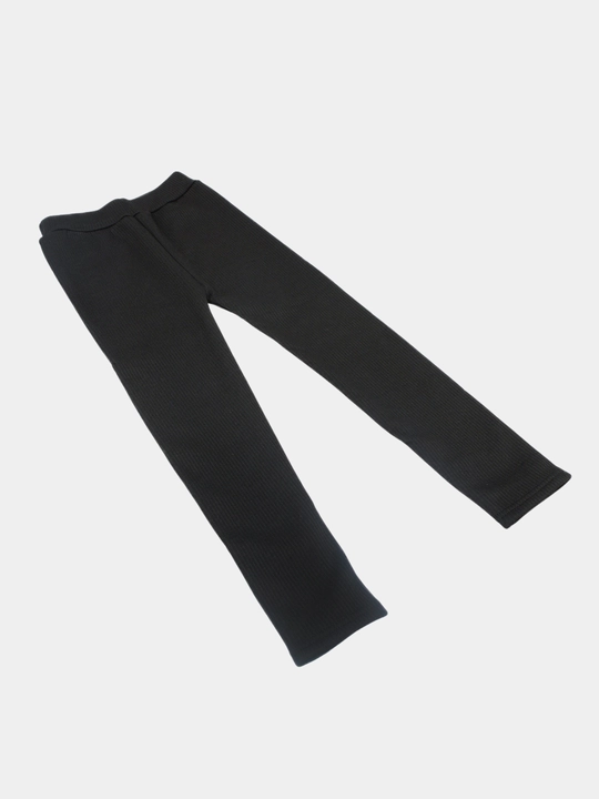 4-11 yoshli mo'ynali, qovurg'ali bolalar qishki issiq leggings