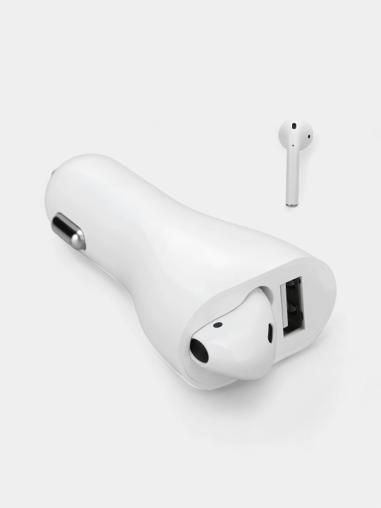 2-si 1-da avtomobil zaryadlovchi, USB port va naushnik, bluetooth eshitish vositasi
