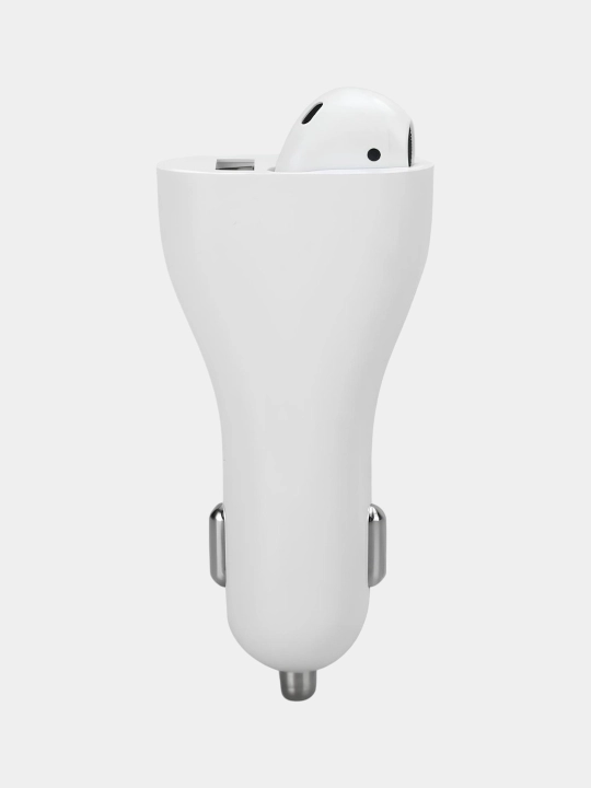 2-si 1-da avtomobil zaryadlovchi, USB port va naushnik, bluetooth eshitish vositasi