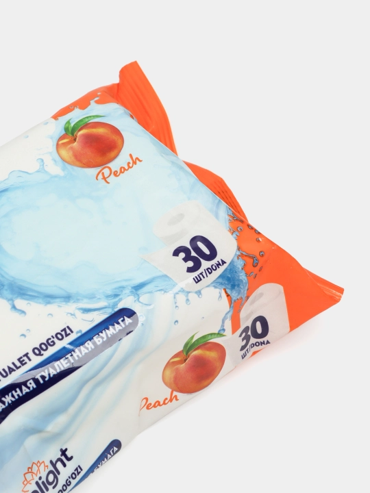 Влажные туалетные салфетки Sunlight Персик, 30 шт