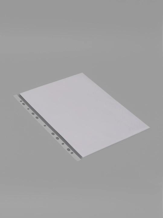 Papka qo'shimcha, teshikli, fayl STAMM A4, 50 mkm, matli, MM-32232