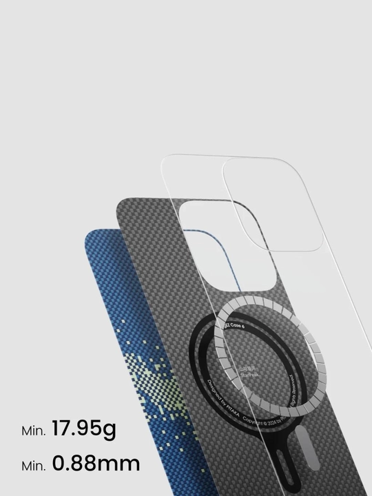 Чехол Pitaka для Iphone 16 Pro, Pro Max, с Magsafe, ультратонкий, сверхпрочный, легкий