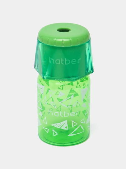 Точилка Hatber ROTOCAP, Цветная с контейнером,BS079566 — СИГНУМ-P10B2B9-ЗЕЛЕН