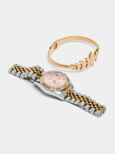 Женские наручные часы с элегантным браслетом - WATCHHOUSE — WATCHHS-BRASLET-БЕЖЕВ