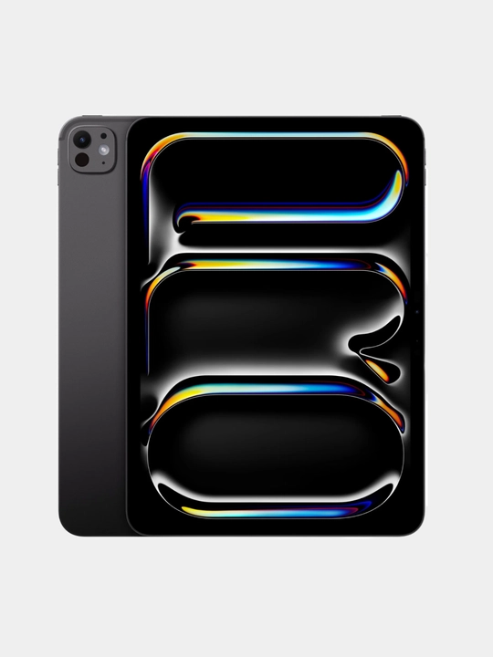 Планшет "Apple iPad Pro 11" M4 2024, SIM, 256 GB c cтандартным стеклом - "Space Black" - 