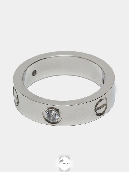 Женское кольцо с камнями, гвоздик, Cartier Stainless Steel, парные кольца для женщин
