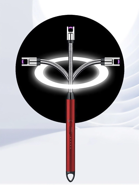 Plita va shamlar uchun oshxona elektron yondirgichi, USB orqali quvvatlanadi, 360 daraja