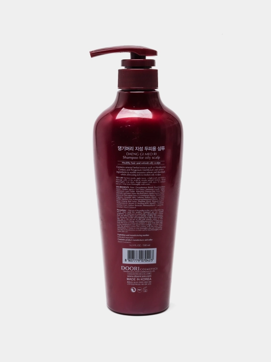 Шампунь для жирных, сухих, вьющихся и разных типов волос, Daeng Gi Meo Ri, Shampoo, 500 мл