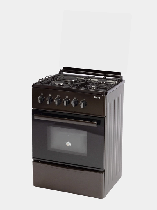 Газовая плита Ferre LP 60G 31 DB 22 F, 3 газовые и 1 электрическая конфорка