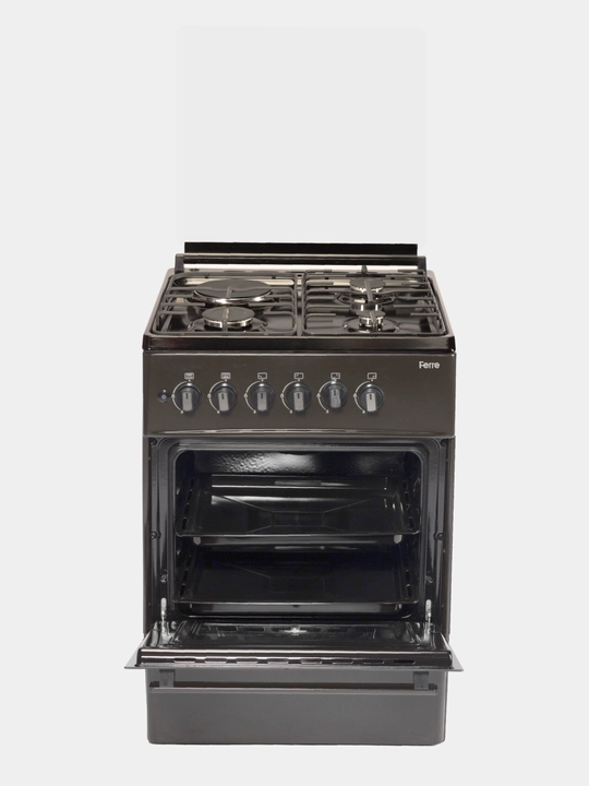 Газовая плита Ferre LP 60G 31 DB 22 F, 3 газовые и 1 электрическая конфорка