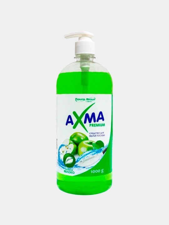 Средство для мытья посуды AXMA Premium, яблоко, 1 кг