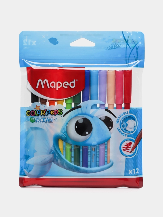 Flomaster Maped Ocean Pulse, 12 rangli, 845720 q0000006702