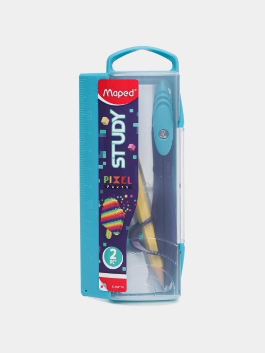 Циркуль COMPASS STUDY HOLDER PIXEL PARTY BOX Maped, 119411 q0000051146