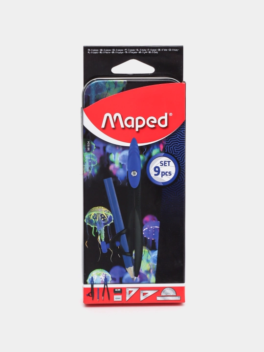 Циркуль набор 9P DEEPSEA PARADISE SLEEVE Maped 981834 q0000051145