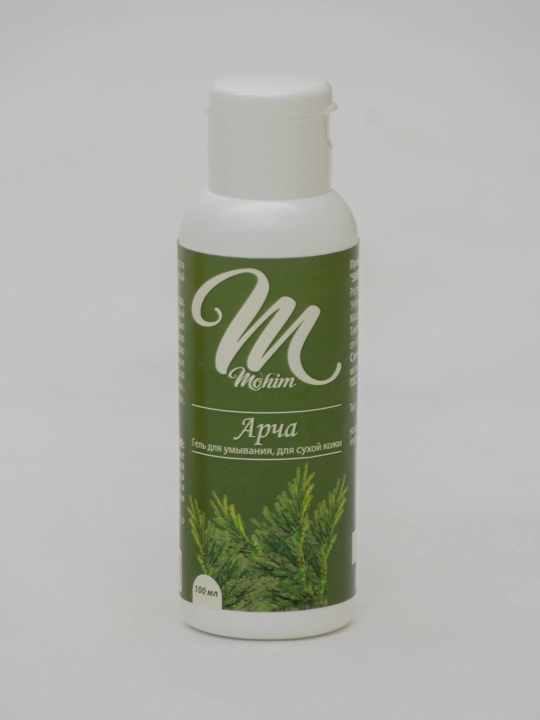 Archa tabiiy yuz yuvish geli, quruq va ta'sirchan yuz terilari uchun, 100 ml