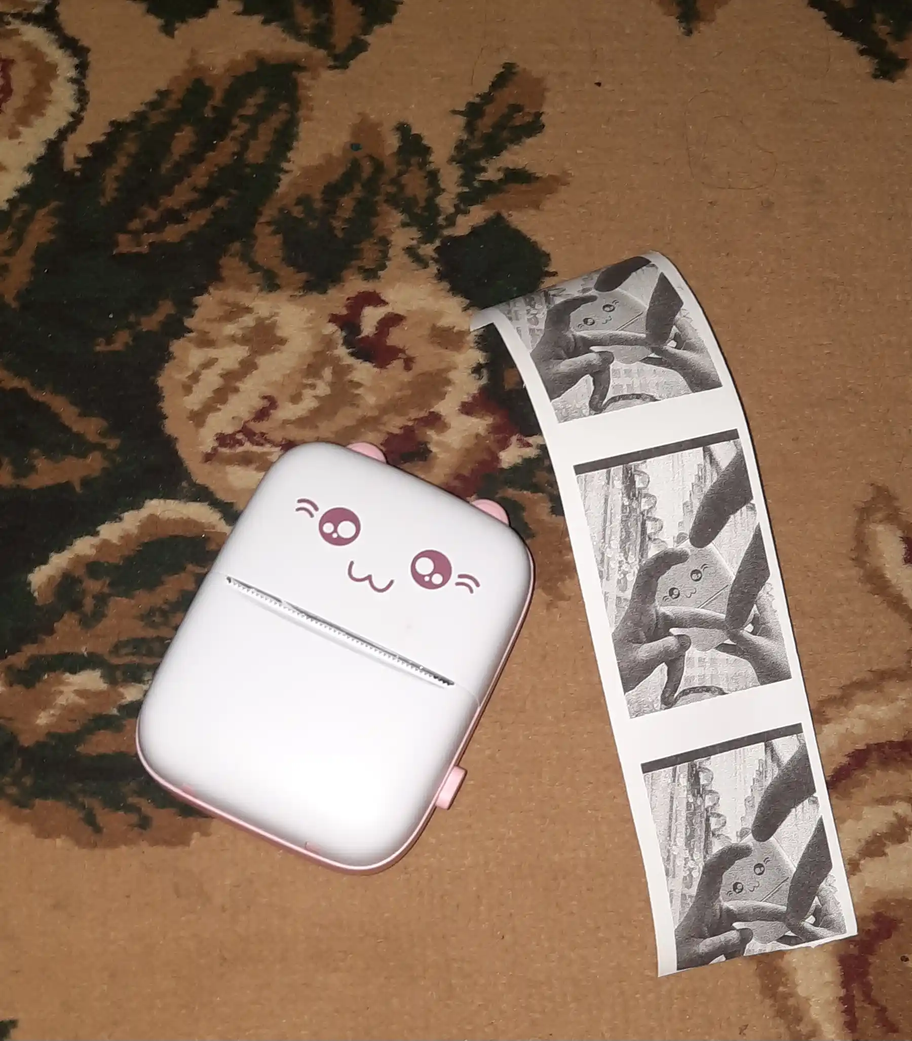 Telefon uchun termal printer, bolalar mini printeri, simsiz, Bluetooth bilan