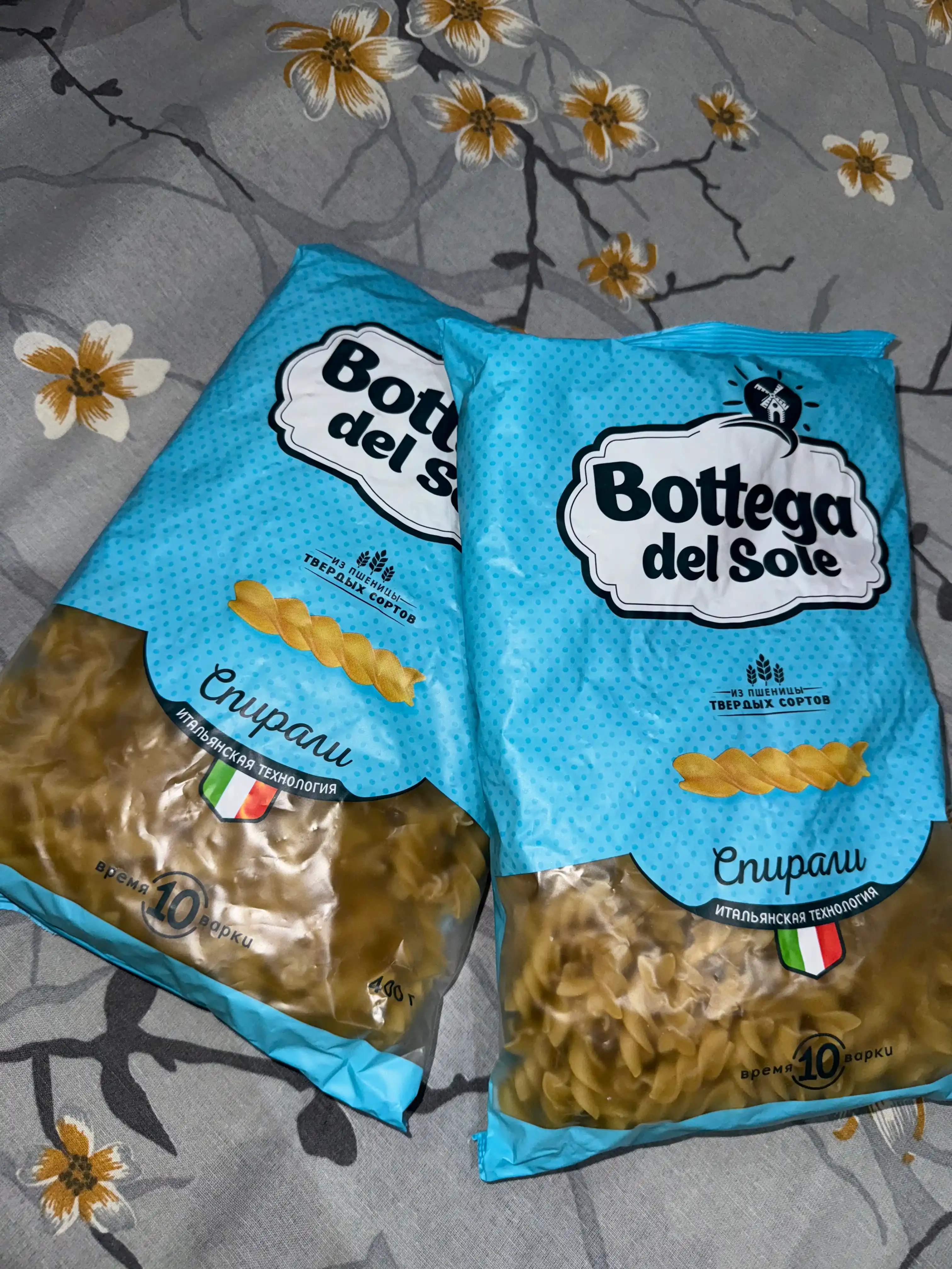 Makaron mahsulotlari Bottega del Sole, spirallar, 400 g