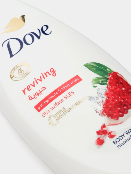 Гель для душа Dove, "Гранат и гибискус", 500 мл