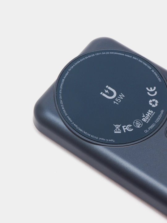 Power bank simsiz zaryadlovchi, 10000 mA/soat