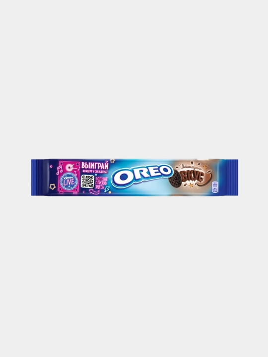 Печенье Oreo, с какао и начинкой со вкусом шоколада, 95 г